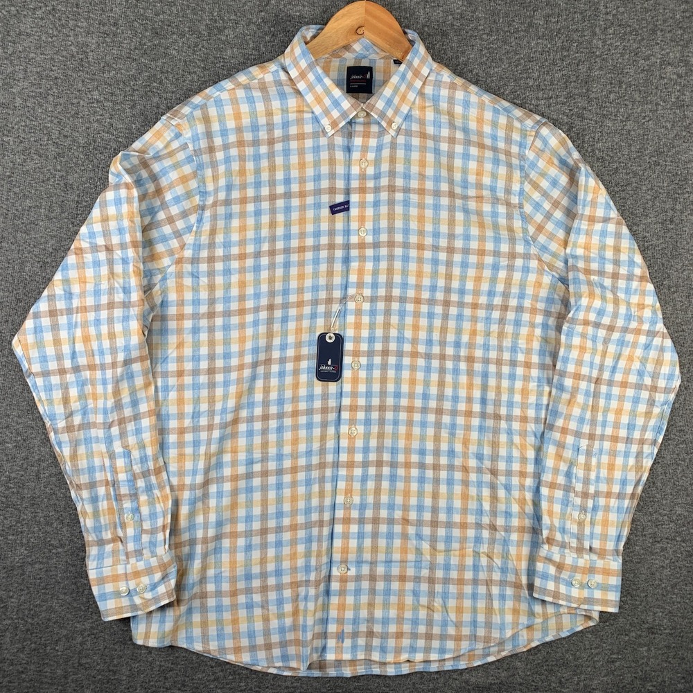 Johnnie O Performance Shirt Men Extra Large Callum Malibu Everyday Bamboo NEW